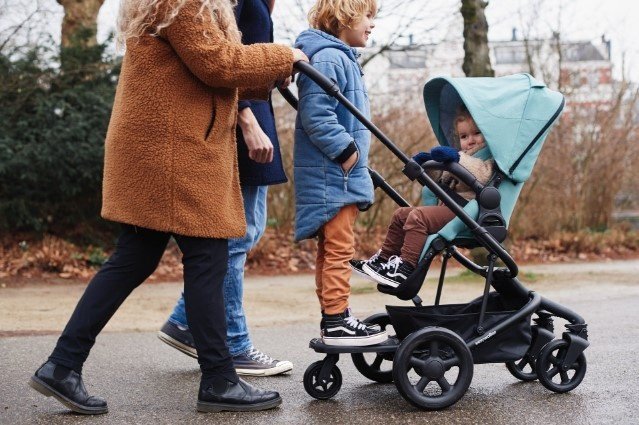 Подножка для второго ребенка для коляски Easywalker черный, 1 шт