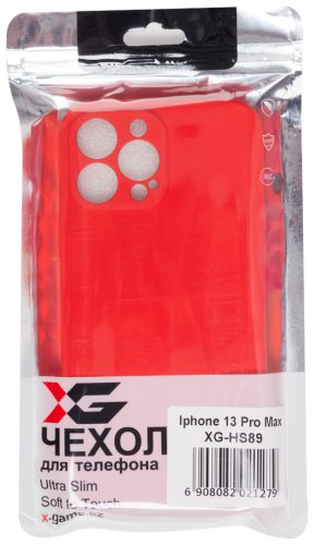 Чехол X-Game XG-HS89 для iPhone 13 Pro Max красный - ForteMarket Чехол X-Game XG-HS89 для iPhone 13 Pro Max красный купить,470