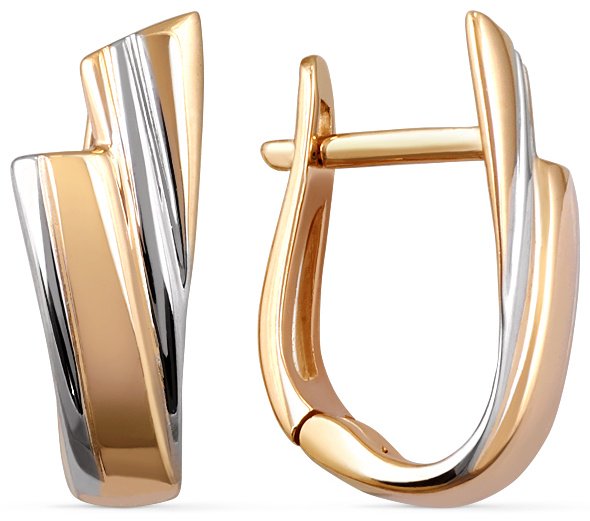 Серьги КРИСТАЛЛ N218900226773 вес 3.61 г золото, без вставок купить,245480