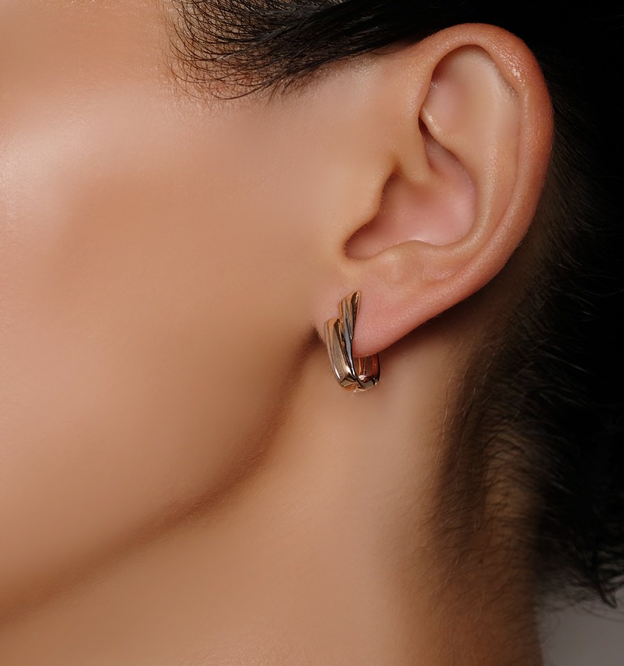 Серьги КРИСТАЛЛ N218900226773 вес 3.61 г золото, без вставок купить,245480