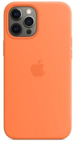 Чехол Silicone Case Full для iPhone 12 Pro Max оранжевый купить,1270