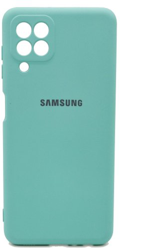 Чехол Silicone Case для Galaxy A22 мятный купить,896