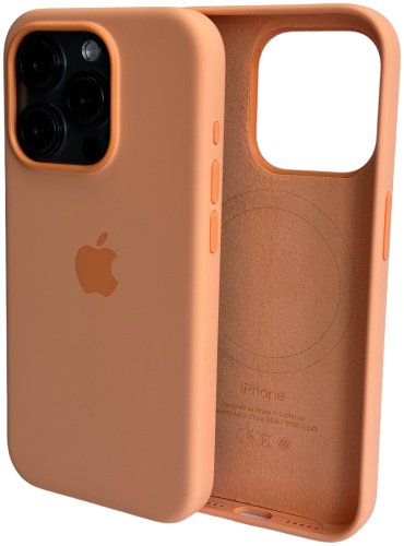 Чехол Для Apple iPhone 15 Pro Max оранжевый купить,8060