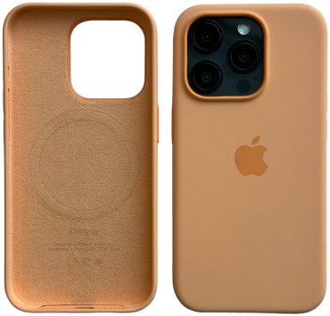 Чехол Для Apple iPhone 15 Pro Max оранжевый купить,8060