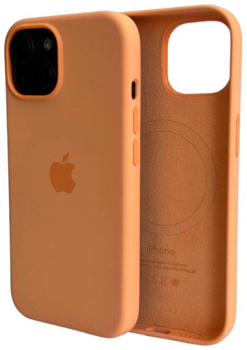 Чехол Для Apple iPhone 15 оранжевый купить,18060