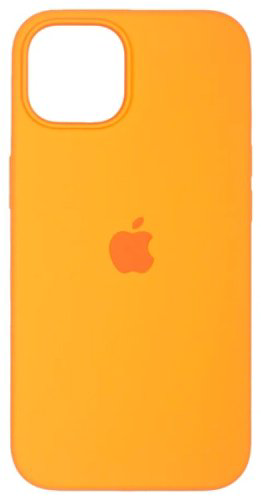Чехол Silicone Case для Apple iPhone 14 оранжевый купить,748