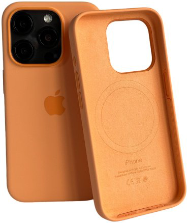 Чехол Для Apple iPhone 15 Pro оранжевый купить,7070
