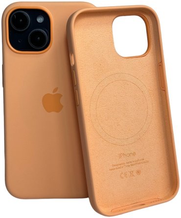 Чехол Для Apple iPhone 14 оранжевый купить,7070
