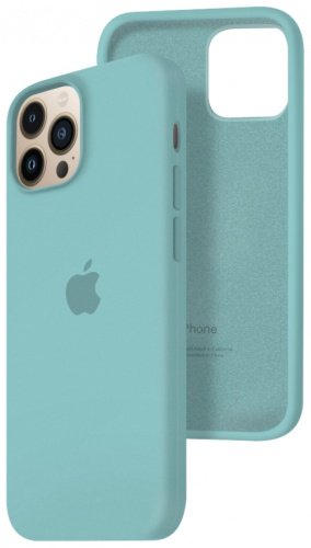 Чехол Silicone Case для Apple iPhone 13 Pro Max мятный купить,643