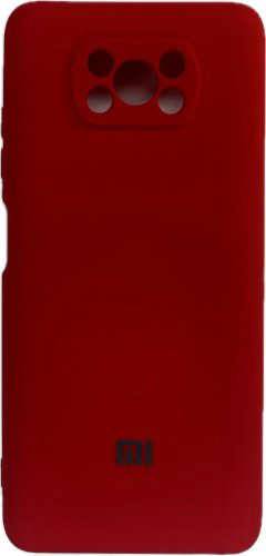 Чехол Для Xiaomi POCO X3/X3 Pro красный купить,520