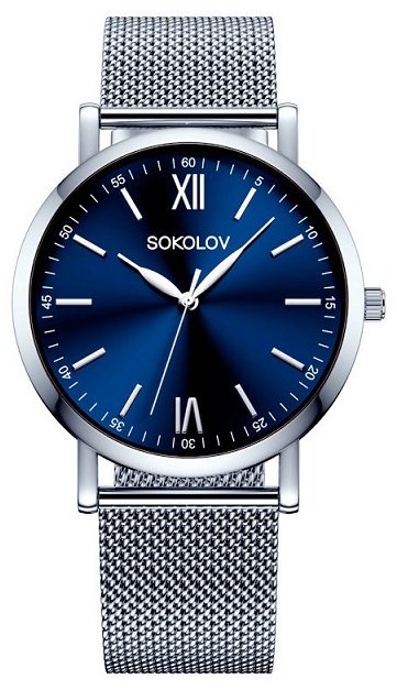 Часы Кварцевые SOKOLOV 309.71.00.000.02.01.2 сталь
