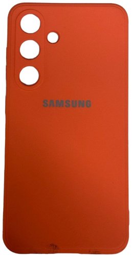 Чехол Для Samsung Galaxy S24 оранжевый купить,898