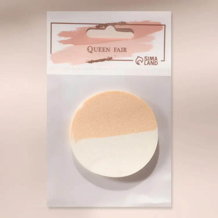 Queen fair спонж плоский латекс 1 шт купить,NaN