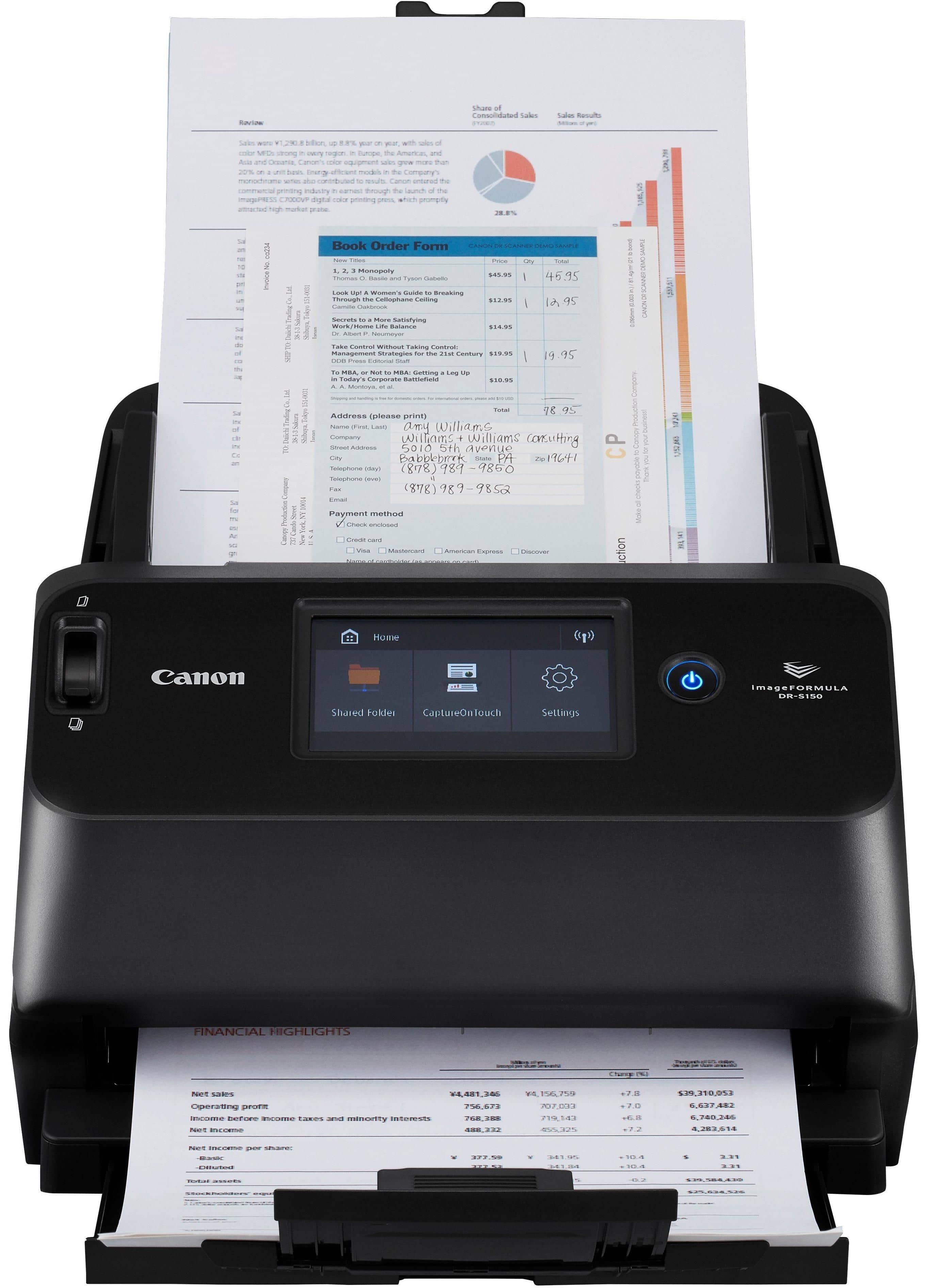 Сканер Canon ImageFormula DR-S150 черный