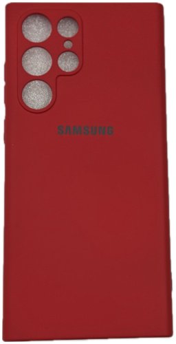 Чехол Для Samsung Galaxy S22 Ultra красный купить,727