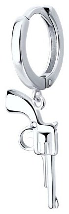 Моносерьга SOKOLOV 94170303 вес 1.7 г серебро, без вставок купить,NaN