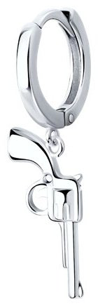 Моносерьга SOKOLOV 94170303 вес 1.7 г серебро, без вставок купить,NaN