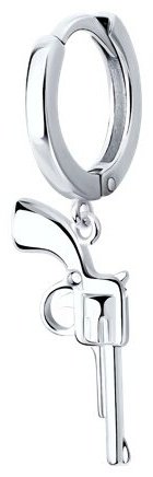 Моносерьга SOKOLOV 94170303 вес 1.7 г серебро, без вставок купить,NaN