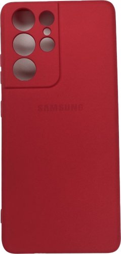 Чехол Для Samsung Galaxy S21 Ultra красный купить,983