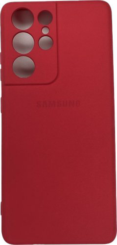 Чехол Для Samsung Galaxy S21 Ultra красный купить,983