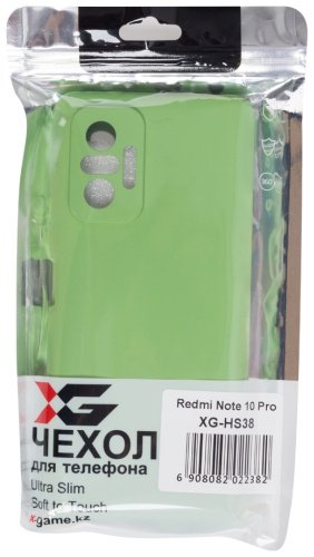 Чехол X-Game XG-HS38 для Redmi Note 10 Pro мятный - ForteMarket Чехол X-Game XG-HS38 для Redmi Note 10 Pro мятный купить,0