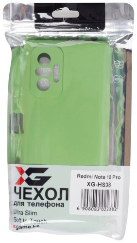 Чехол X-Game XG-HS38 для Redmi Note 10 Pro мятный купить,NaN