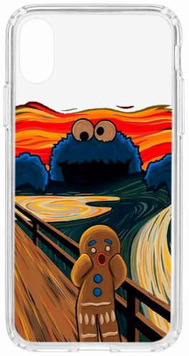 Чехол КRUЧЕ для iPhone X, iPhone Xs многоцветный купить,NaN