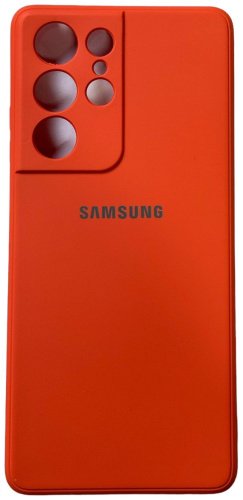 Чехол Для Samsung Galaxy S21 Ultra оранжевый купить,884