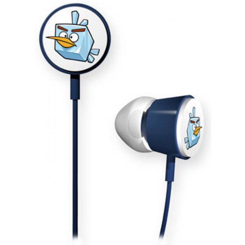 Наушники Gear4 Angry Birds Space Tweeters HABO11G Ice Bird синие купить,NaN