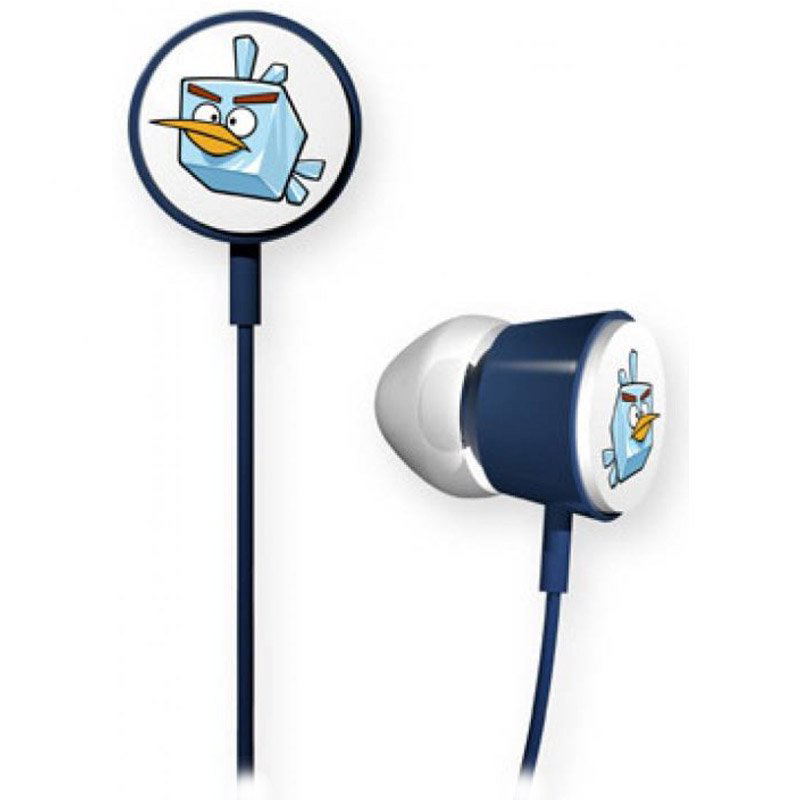 Наушники Gear4 Angry Birds Space Tweeters HABO11G Ice Bird синие купить,NaN