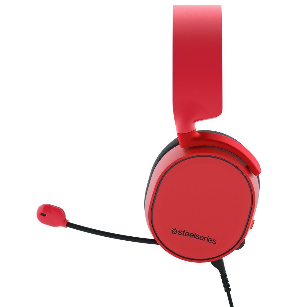 Наушники SteelSeries Arctis 3 красные купить,NaN