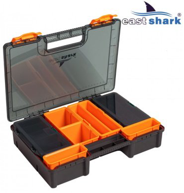 Коробка для приманок East Shark 20135180 серый, желтый купить,NaN