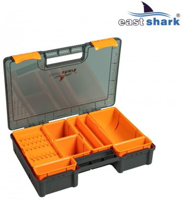 Коробка для приманок East Shark 20235180 серый, желтый купить,NaN