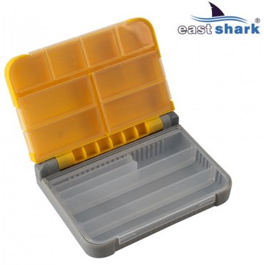 Коробка для приманок East Shark 20211197 серый, желтый