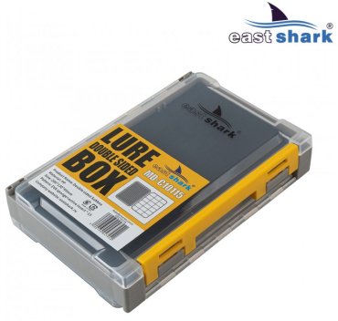 Коробка для приманок East Shark 20210115 серый, желтый