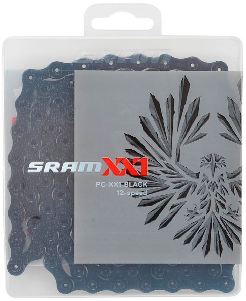 Цепь Sram PC XX1 Eagle HollowPin 126 links powerLock Flowlink 12-spd Black
