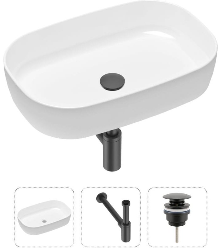 Раковина Lavinia Boho Bathroom Sink 21520062 накладная овальная 35.5, фарфор