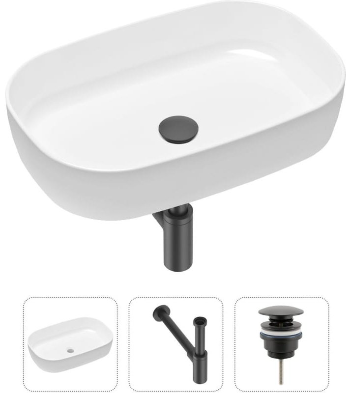 Раковина Lavinia Boho Bathroom Sink 21520062 накладная овальная 35.5, фарфор