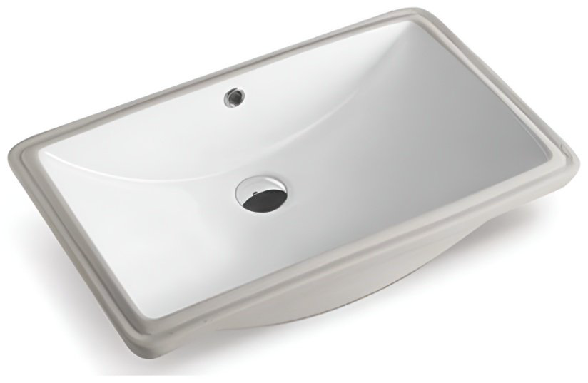 Раковина GID-ceramic Yj833 подстольная прямоугольная 39, фаянс купить,102982
