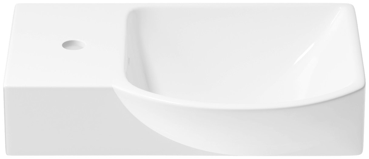 Раковина Wellsee WC Area 151808000 подвесная нестандартная 32, керамика купить,NaN