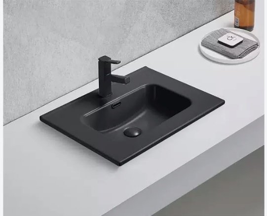 Раковина GID-ceramic Bm9060s врезная прямоугольная 61, керамика