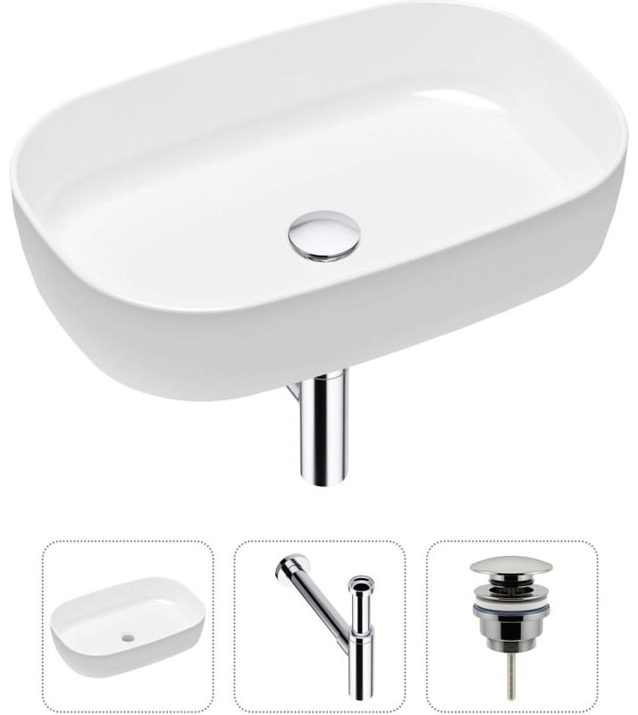Раковина Lavinia Boho Bathroom Sink 21520090 накладная овальная 35.5, фарфор