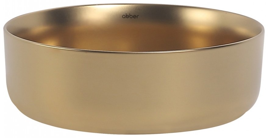 Раковина Abber Bequem AC2108MMG накладная круглая 36 см, фаянс купить,0