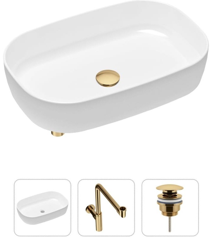 Раковина Lavinia Boho Bathroom Sink 21520104 накладная овальная 35.5, санфарфор