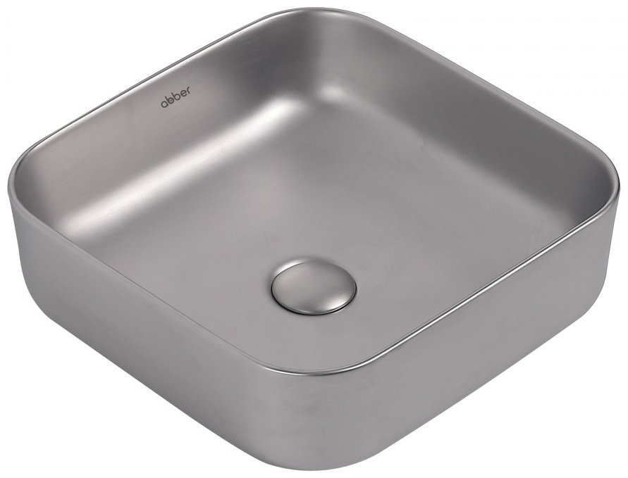 Раковина Abber Rechteck AC2211MS накладная квадратная 38.5 см, фаянс