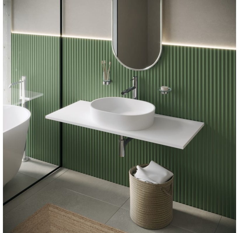 Раковина Wellsee 214301000 накладная овальная 39.8, фарфор - ForteMarket Раковина Wellsee 214301000 накладная овальная 39.8, фарфор купить,0