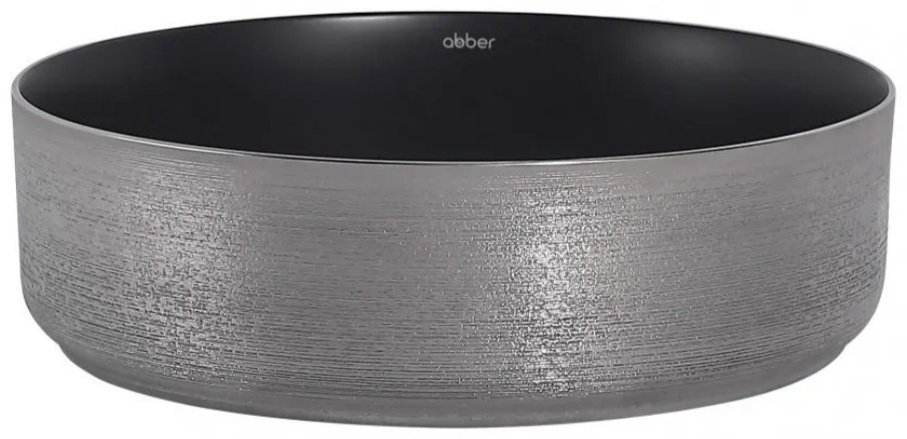 Раковина Abber AC2109BS накладная круглая 40 см, фаянс купить,207900