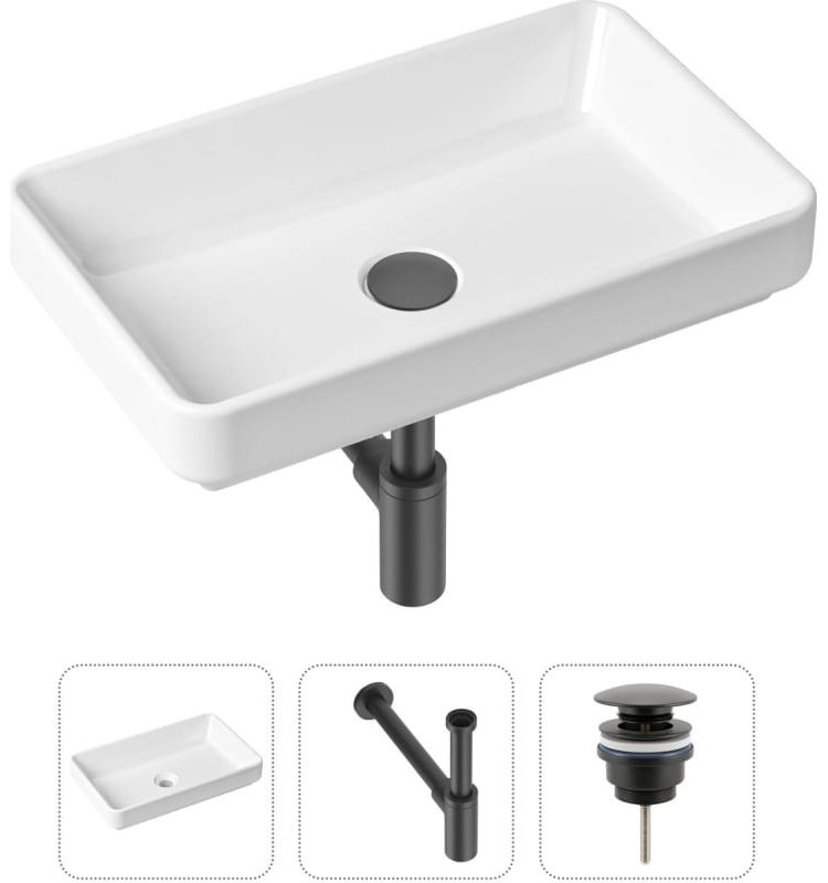 Раковина Lavinia Boho Bathroom Sink 21520116 накладная прямоугольная 34, санфарфор купить,NaN