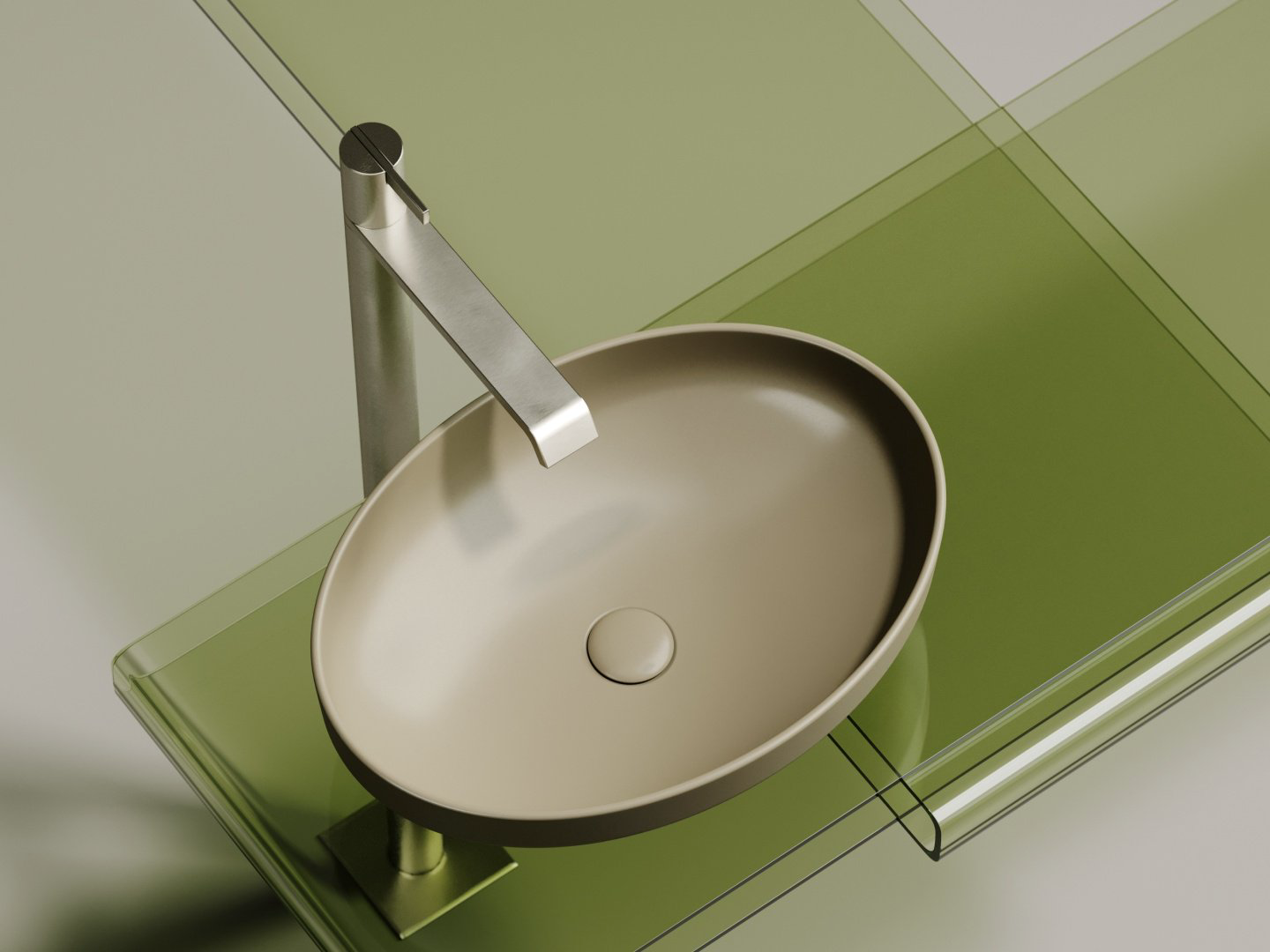 Раковина Ceramicanova Element накладная овальная 36.3, санфарфор купить,259700