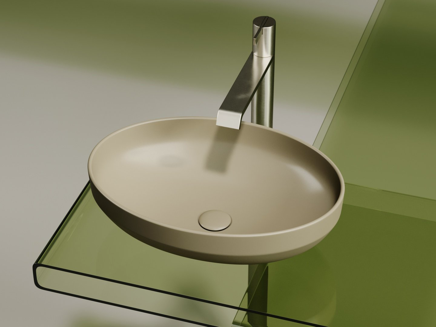 Раковина Ceramicanova Element накладная овальная 36.3, санфарфор купить,259700